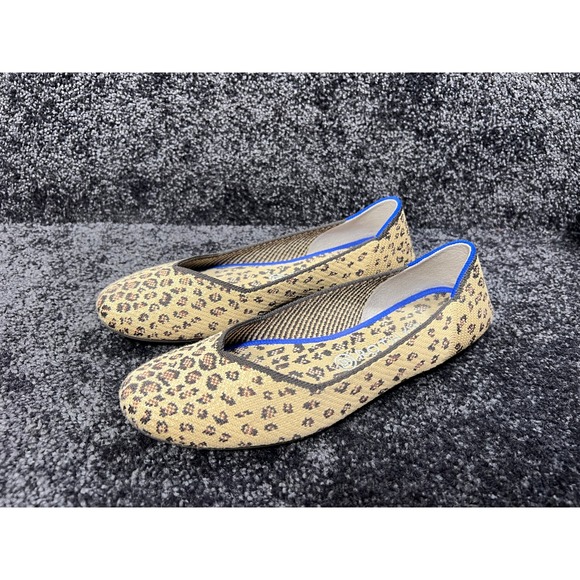 Rothy's Shoes - Rothy's The Point Leopard Print Ballet Flats Women's Size 10